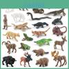 Realistic 24 Piece Pvc Animal Model Set Featuring Turtles Frogs Cobras Raccoons And More