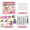 Colorful Cartoon Princess DIY Diamond Painting Stickers - Handmade Beaded Art Décor