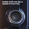 Wireless PTT Button Bluetooth 5.0 IP67 Waterproof Wireless PTT Button Switch for Zello for IOS for Android