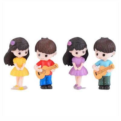 1 Pair Of Couple Ornaments Plastic Diy Decoration Creative Cake Ornaments