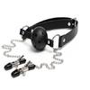 Couple Sex Adult Supplies Female Toys BDSM Props Handcuffs Reverse Back Binding Binding Training Mouth Ball Plug