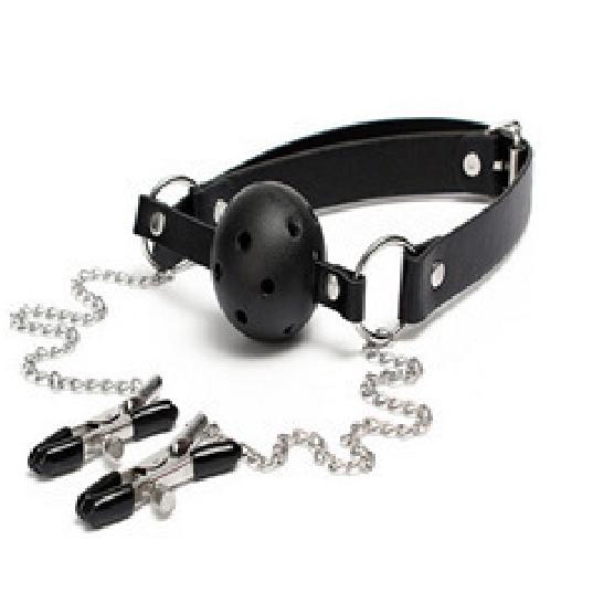 Couple Sex Adult Supplies Female Toys BDSM Props Handcuffs Reverse Back Binding Binding Training Mouth Ball Plug