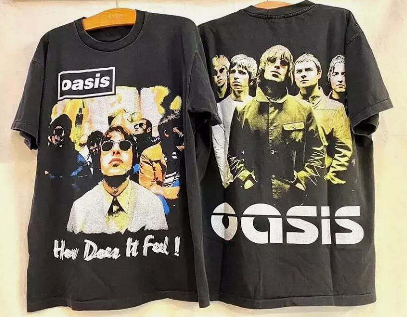 Vintage Oasis Shirt L What's Story Morning Glory Definitely T-shirt