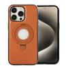 For iPhone 12 Pro Max Case Magnetic Kickstand PU Leather Coated PC+TPU Phone Cover