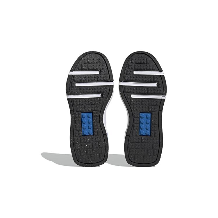 New Adidas Tech Runner  LEGO X  Big Kid 'White Shock Blue' HP5883