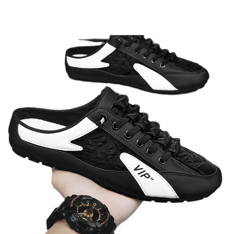 2024 Men's Casual Backless Slippers - Versatile and Easy Wear