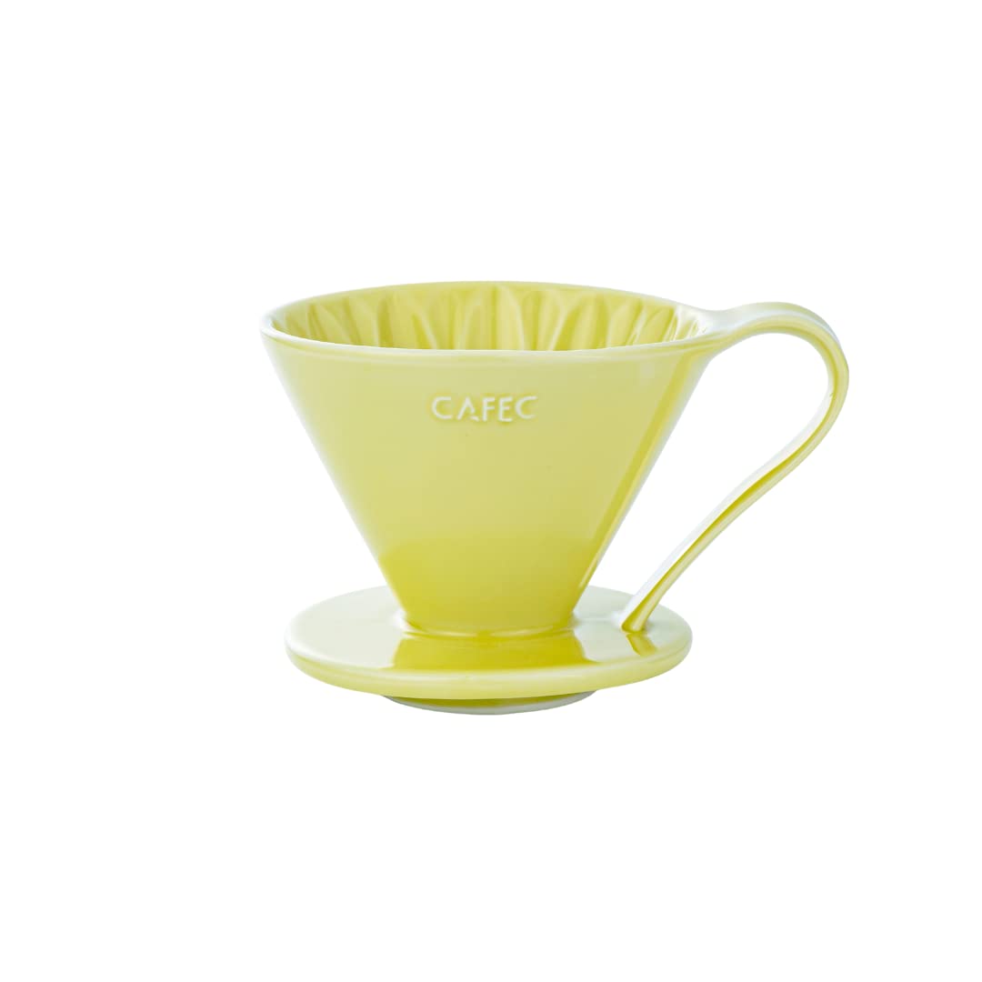 

Sanyo Sangyo CAFEC Flower Dripper cup4 Yellow CFD-4YE