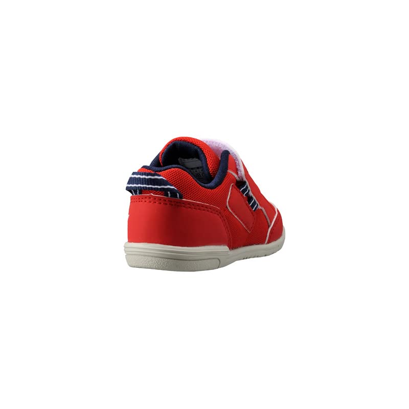 Shunsoku Baby Shoes Foot SJB Sneakers, Wide, Lightweight, Development, 12-15cm, Boys, Girls, 0680, Red, 13.5cm