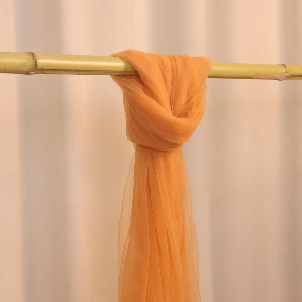 Autumn Harvest Orange Yarn Curtain for Kindergarten Nature Corner Decoration