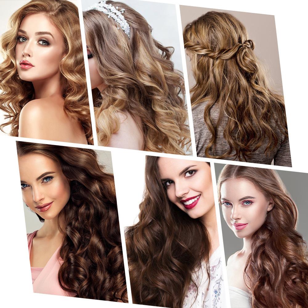 Anti-Scald Ceramic Curling Wand,Portable Curling Iron,Automatic Spiral Hair Curler for Women,Detangle Scald-Free Fast Heating Ro