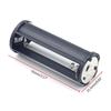 Black Cylindrical Type Plastic Battery Holder For 3A Battery Converter Box Toy flashlighting Lamp Adapter for Case