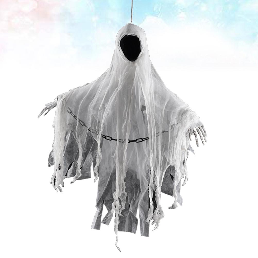 1pc Hanging Ghost Electric Scary Shaking Props Without Battery for Haunted House