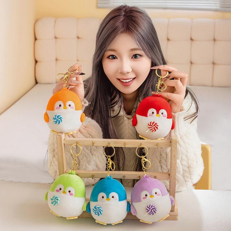 Cute Little Penguin Pendant Plush Toy Doll Penguin Doll Girl Bag Keychain Small Pendant Rag Doll