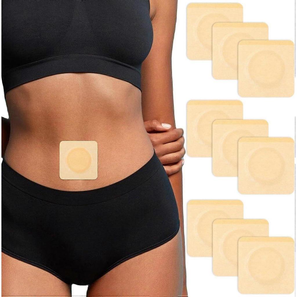 2025 Latest Model 50pcs Disposable Castor Oil Pack Wrap Belly Button(Oil Not