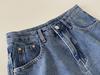 High-Waisted Korean-Style Women's Denim Shorts - Loose, Slimming, Mid-Length Wide-Leg Design for Summer