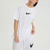 Nike Sportswear Embroidered Rose Logo Print Round Neck Short Sleeve T-Shirt Women Tops White DN5887-100