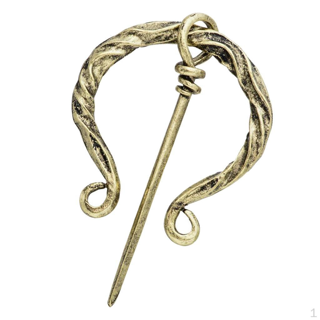 Viking Sjaal Jas Spelden Broche Badge