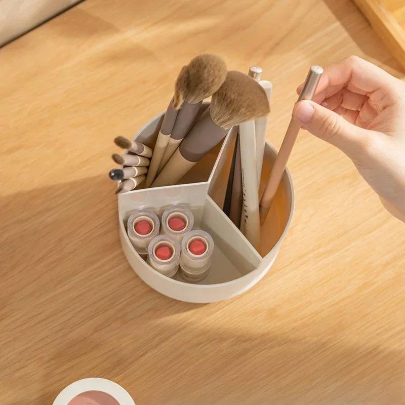 Otočný o 360° Držák na štětce na make-up Úložný box Organizér na make-up Kontejner na rtěnky a make-up Školní a kancelářské potřeby Organizační box