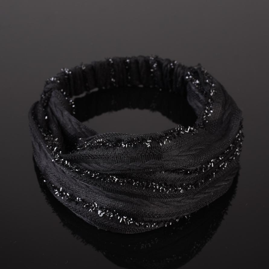 

Женские широкие шифоновые повязки на голову Простые однотонные эластичные резинки для волос Мягкий эластичный обруч для волос Взрослые аксессуары для волос Подарки