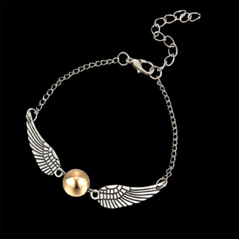 Verstellbares Legierungs-vergoldetes Armband Kette Armband Kette Armband Armreif Armband Mit Flügeln Kreatives Flügel-Armband Paar