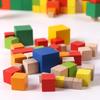 Artibetter DIY Square Cubes Wooden Craft Cubes Colorful DIY Square Blocks for Kids Adults Playing 100pcs