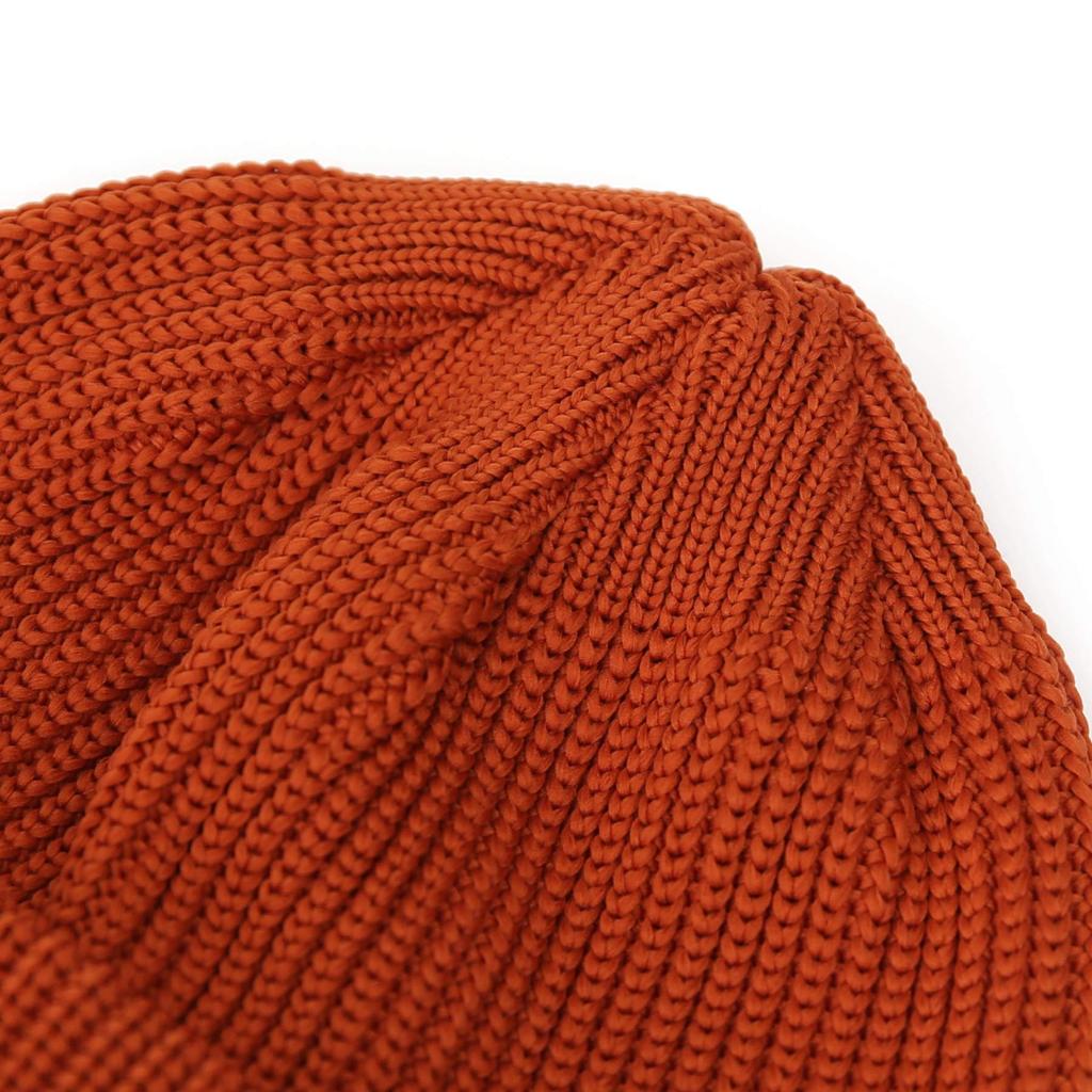 UNDERCONTROL AeroCool Summer Beanie Free Size Cooling Men's Women's Unisex Plain Skull Hat Cap Orange Mustard