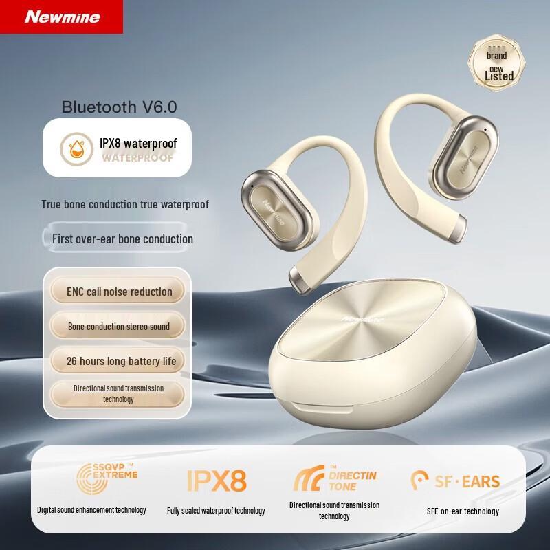 Newsmy LY71 Open-Ear Bone Conduction Sports Bluetooth Headset