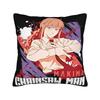 Chainsaw Man War Gurl Pillow Case Square Pillow Cover For Living Room Bed Chair Retro Trendy Cushion Cover