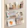 Waterproof Mirror Cabinet Organizer Wall Mounted Bathroom Storage Plastic Shelf For Cosmetics Space Efficient