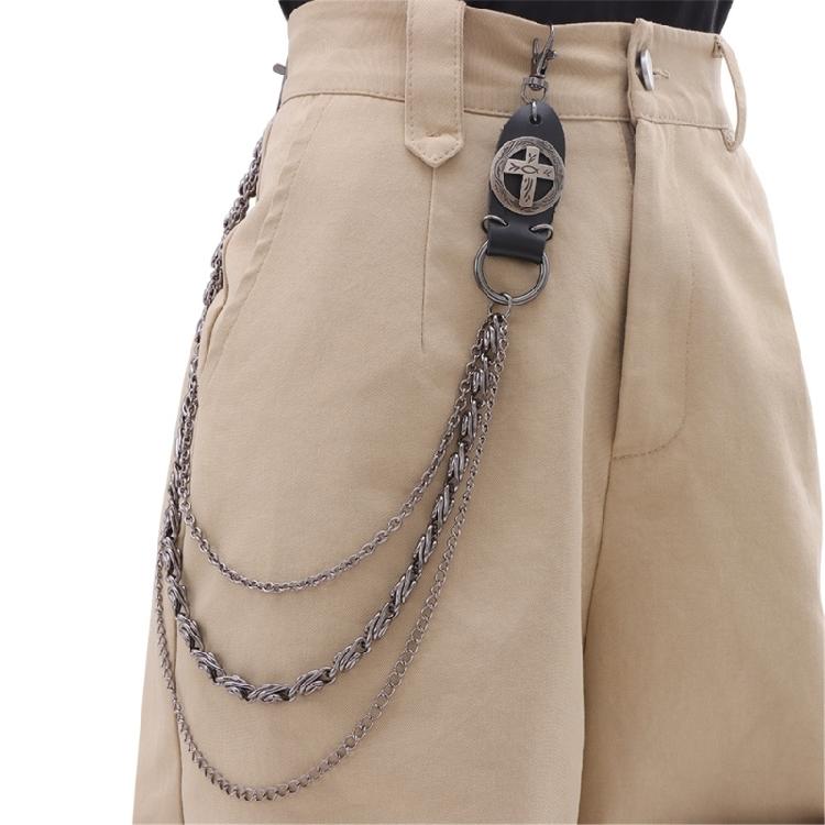 Tassels Chain Belt Personality Charm Belt Fashionable Studded Metal Chain Belt for Everyday and Event Use