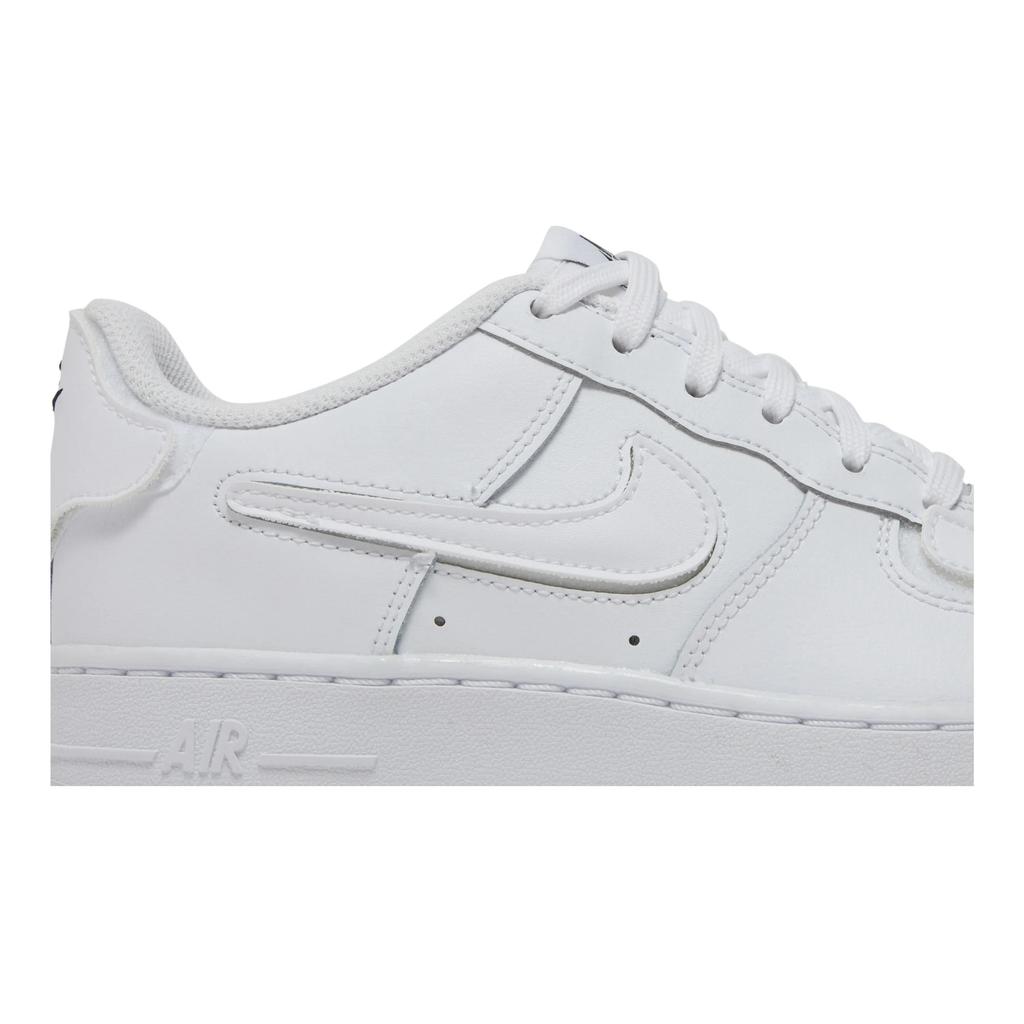 Nike Air Force 1 / 1 Grade School 'White' (Unisex) White / Black / White Kids' Skateboarding Shoes DB2812 100