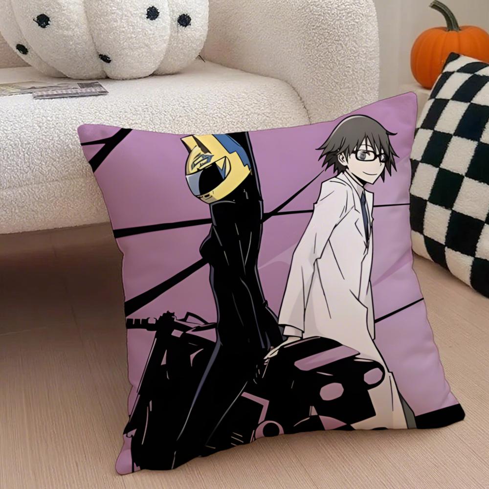 Anime Fantasy Ddurarara 3way Standoff Cushion Cover Throw Pillow Cover Hidden Button Durable Polyester Chair Cushion