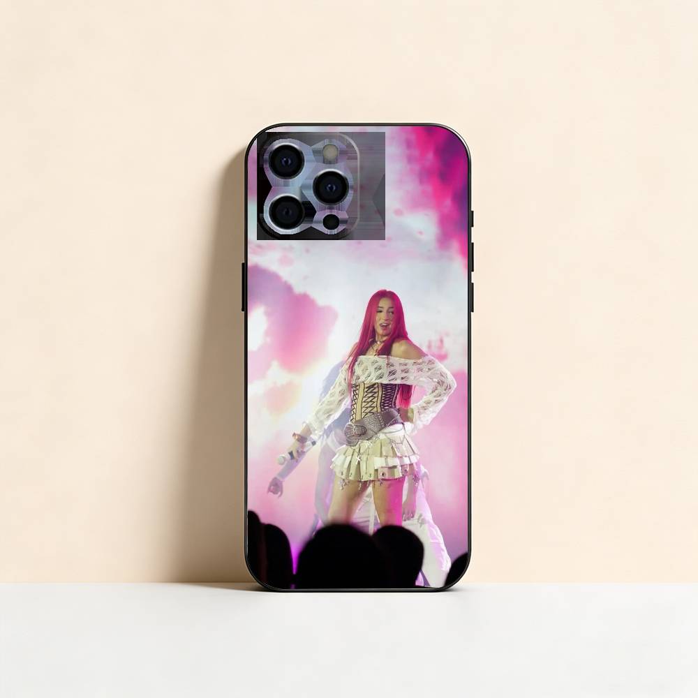 Sänger D-De La R-Rose Handyhülle Für iPhone 17, 16,15,14,13,12,11 Plus,Pro Max, Andere Weiche Schwarze Hülle