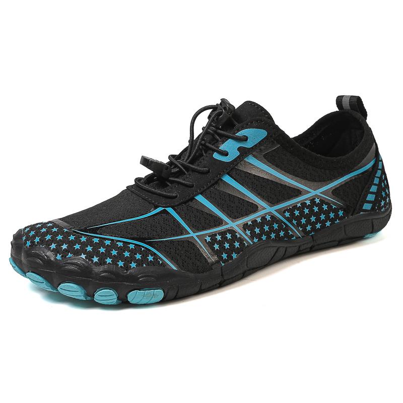 Beach Aqua Water Shoes Womens Mens Quick-Dry Barefoot Shoes Multi-functional Yoga Shoes Breathable Five-Finger Trekking Shoes