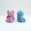 Bear Shaped Silicone Molds Candle Silicone Molds for Candle Soap Gypsum Decorations, Bear Silicone Molds for Chocolates