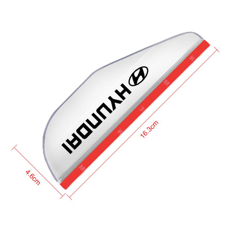 2 Stück Auto Rückspiegel Seitenansicht Regenbrett Sonnenblende Augenbrauenschutz Styling Für Hyundai i30 Tucson i20 Accent i10 Elantra Veloster Getz