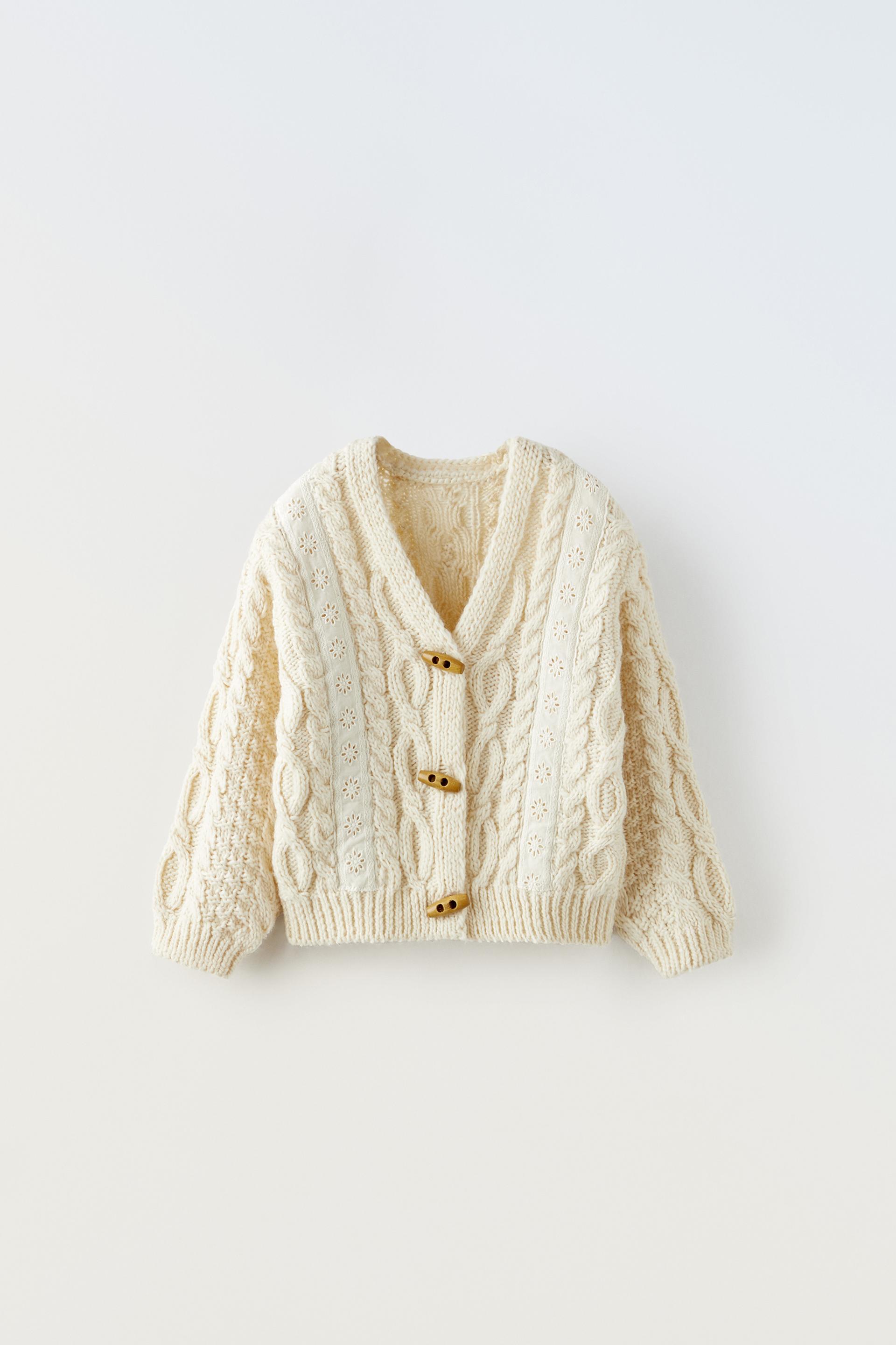 

КАРДИГАН С КРУЖЕВНОЙ ОТДЕЛКОЙ