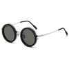 Polarized ND9-Stop Adjustable Magnetic Clip-on Sunglasses for Prescription Eyeglasses