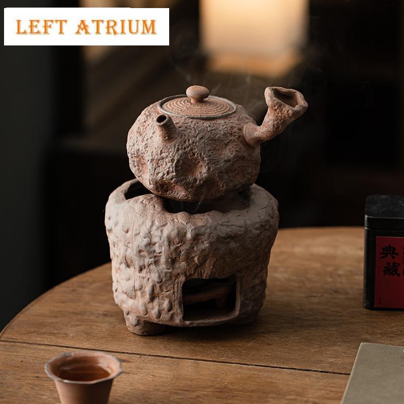 Old Rock Mud Boiling Water Kettle Large Capacity Tea Infuser Pot Household Fruit Juice Milk Tea Kettle Chinese Tea Tableware