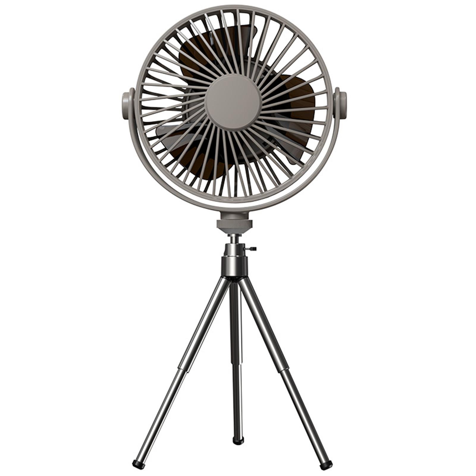 

Многофункциональный портативный портативный портативный вентилятор с дистанционным управлением для кемпинга, бытовой настольный телескопический складной штатив, бесшумный вентилятор Tripod Camping Fan серый