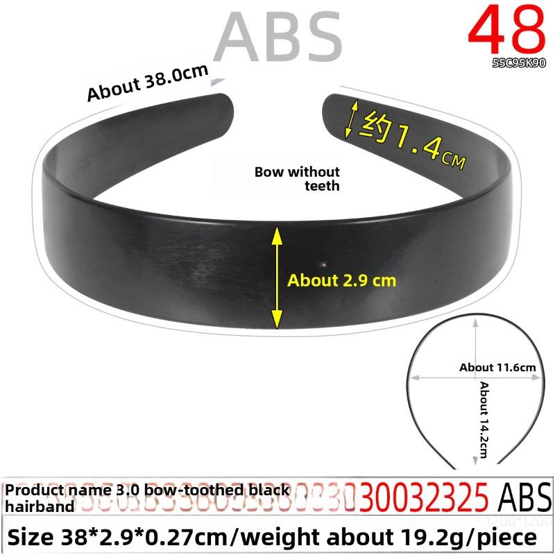 Smooth Rough Hair Band Base PlateToothless Gray-white Rough Hair Band Long Hair Accessory