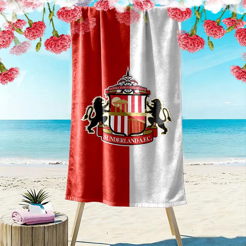 Asciugamano da Spiaggia Sunderland A.F.C, Asciugamano Grande Morbido ad Asciugatura Rapida per Spiaggia Campeggio Nuoto