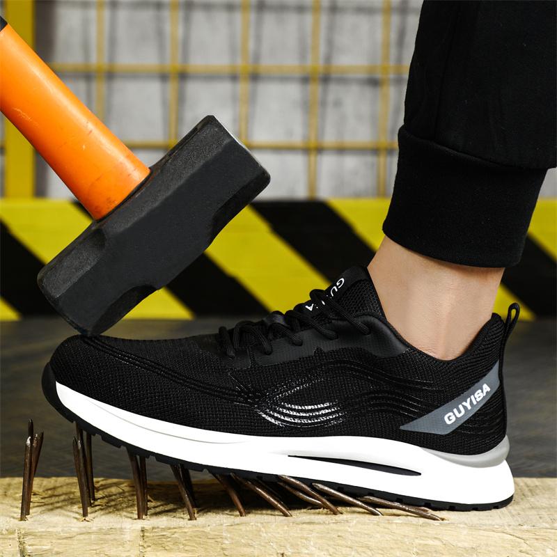 Safety Steel To Shoes Men Fashion Sports Shoes Work Boots Puncture-Proof Security Protective Shoes Indestructible