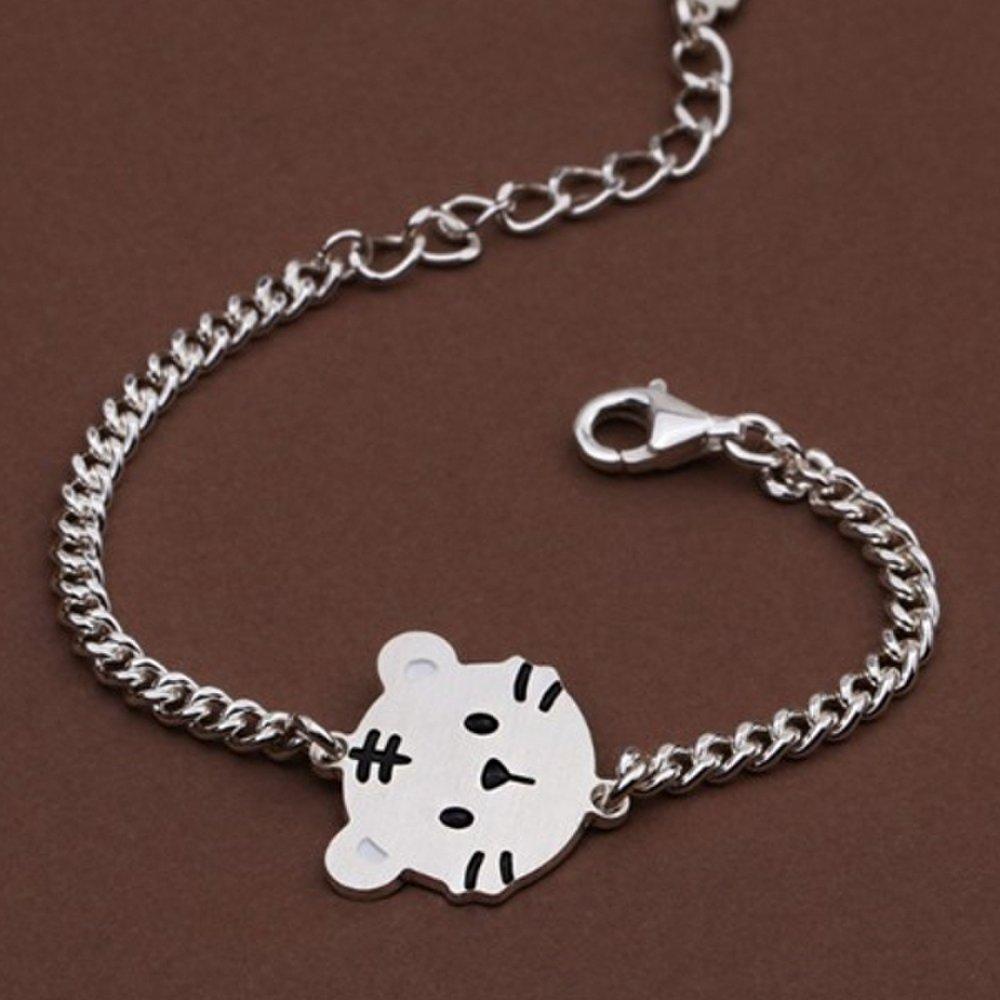 [As Little] Baby Silver Bracelet Kids Infant Silver 925 Tiger Zodiac Chain
