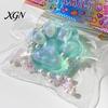 TPR Stress Ball Colorful Transparent Cat Paw Squeeze Toy Soft Fidget for Hand Relief Fun Birthday Christmas Gift Kids Adults