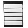 Desktop Display Stand Chart Business Card with Sleeves Stands Pvc Classroom Schedule Pocket Preschool Calendar Rack