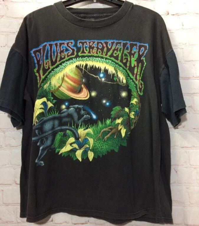 

1994 Tour Blues Traveler Shirt Short Sleeve Black Unisex S-5XL UU192 4XL