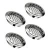 Wall Ceiling Outside Exterior Exhaust 45 degrees  Tilt Angle Thick Round Air Vent Reptile Screen Grille Cover for