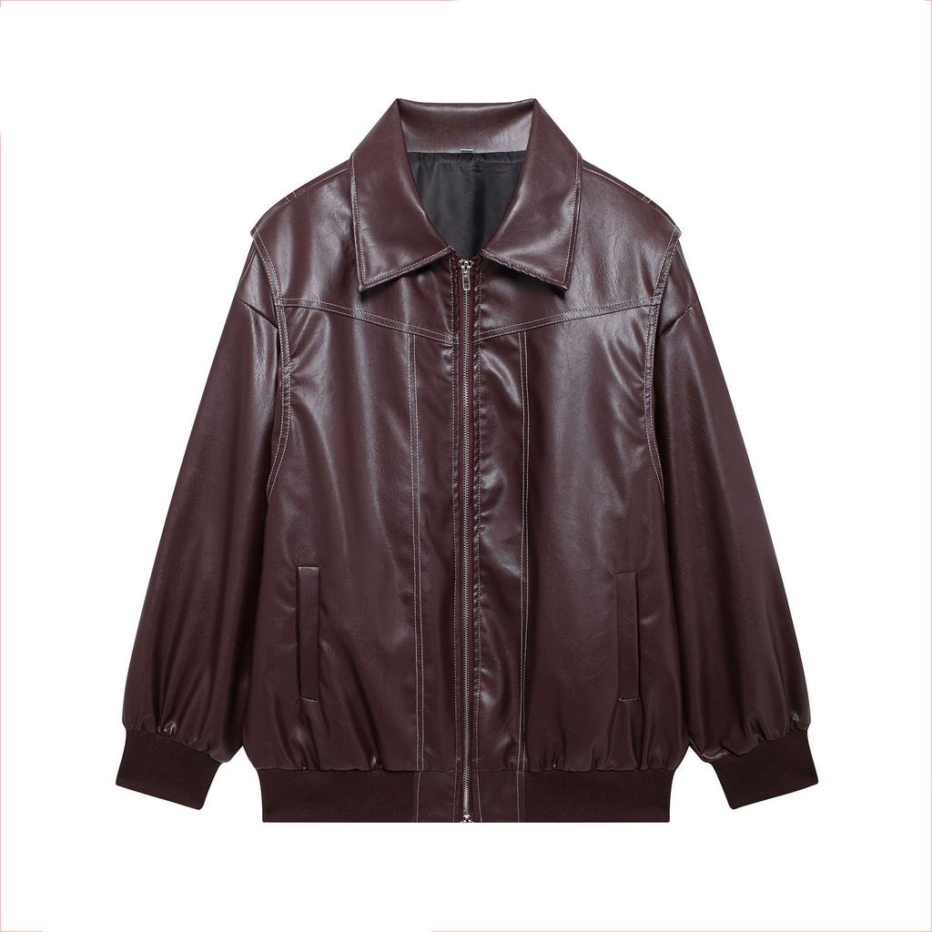 Kragen, Jacke mit langem Reißverschlussärmel, Neuer Stil 2025, Modisch, Feminin, Temperamentvoll, Pendeln, Straße, Lockere Jacke