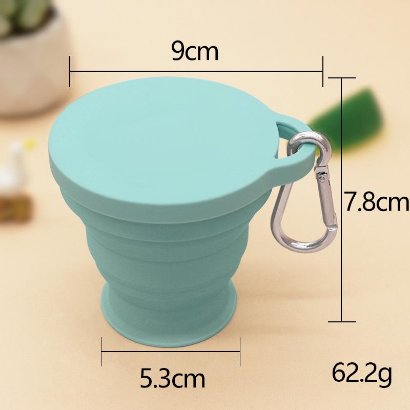 

Силиконовый складной стакан с кошачьей лапкой, портативный, 180 мл - Удобный для путешествий выдвижной дизайн 180ml